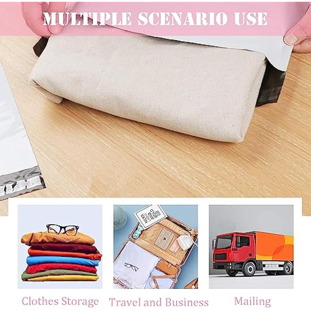 Pink Poly Mailers – 50x70cm Large Self-Seal Shipping Bags