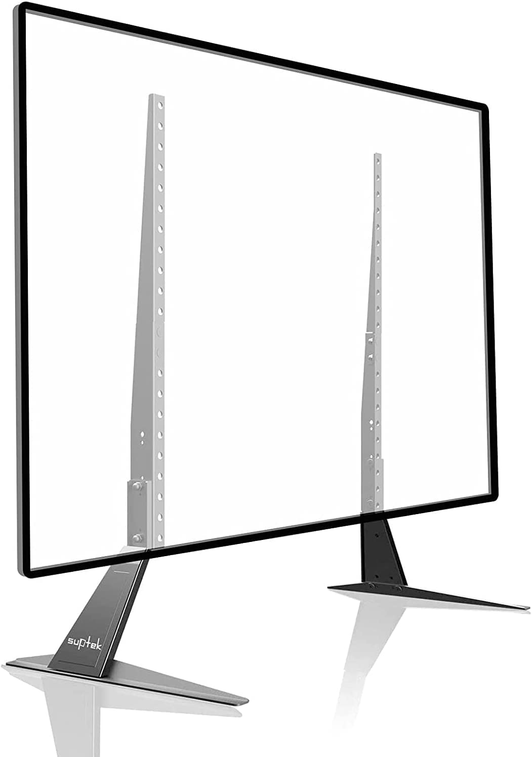 Suptek Universal TV Stand – Adjustable Table Top Legs for 22-65 inch TVs