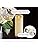 Luminara Flameless Candle – 8" Ivory Wax Moving Flame LED Pillar