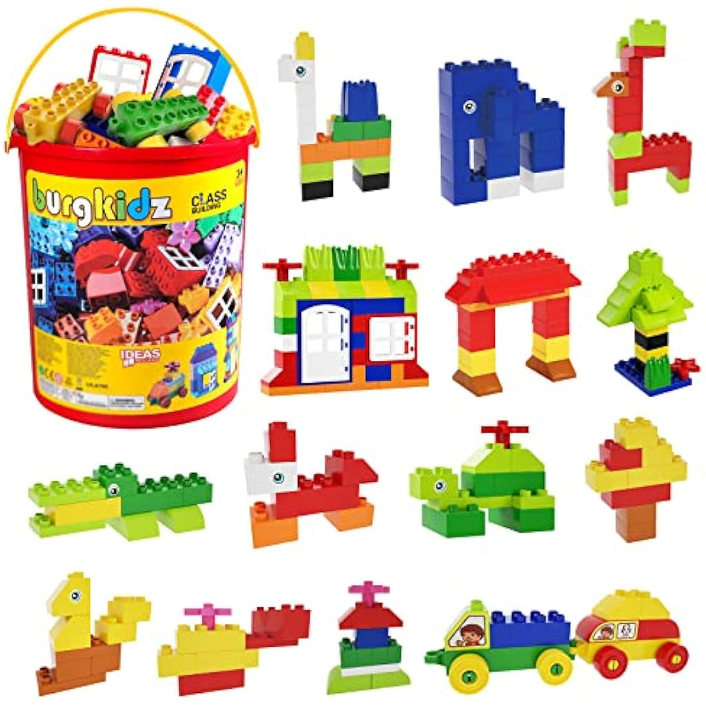 Jolof Store 214pc Big Building Block Set – Toddler Educational Toy