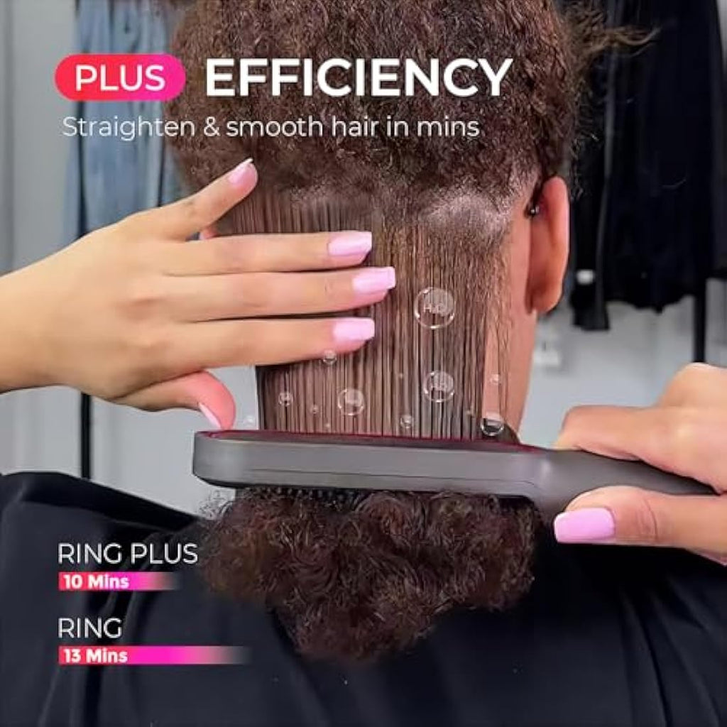 TYMO Hair Straightener Comb Plus – Nano Titanium Ionic Styling Brush