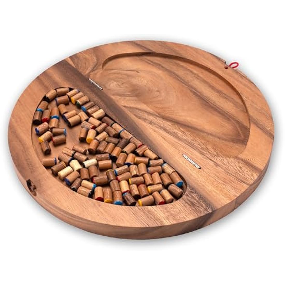 Stern Halma – Klappbares Chinese Checkers aus Samena-Holz