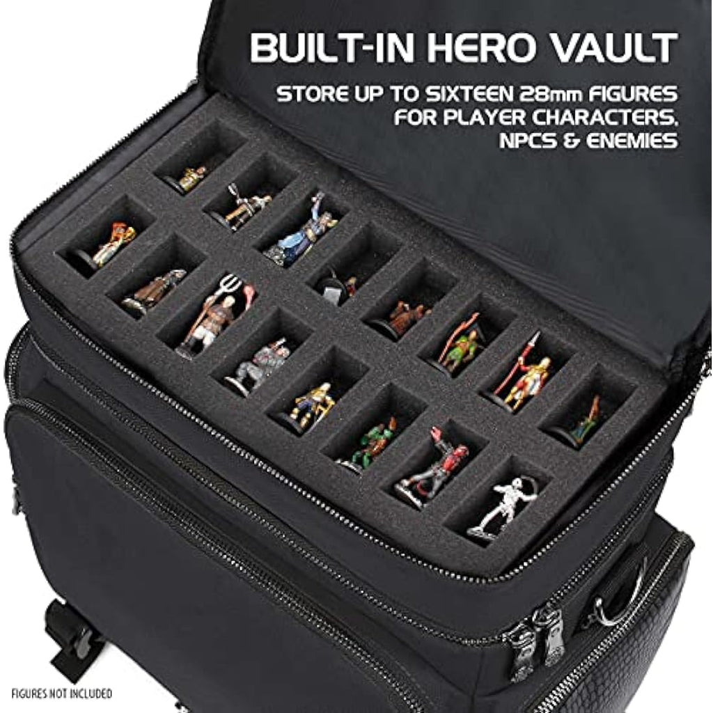 ENHANCE Dragon Hide RPG Adventurer's Bag – DND Miniature Storage Vault