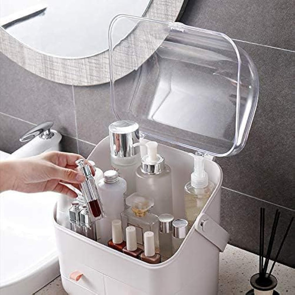 Large Makeup Organizer | Dustproof Acrylic Cosmetic Storage Box