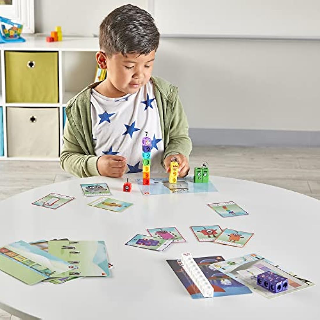 Learning Resources Numberblocks MathLink Cubes 1-10 Activity Set
