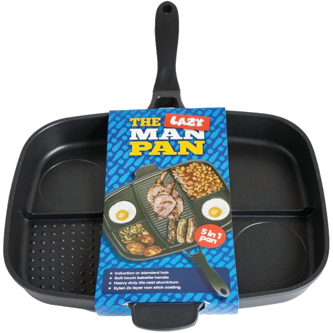 Jolof Store 5-in-1 Non-Stick Frying Pan | Multi-Hob Breakfast Skillet