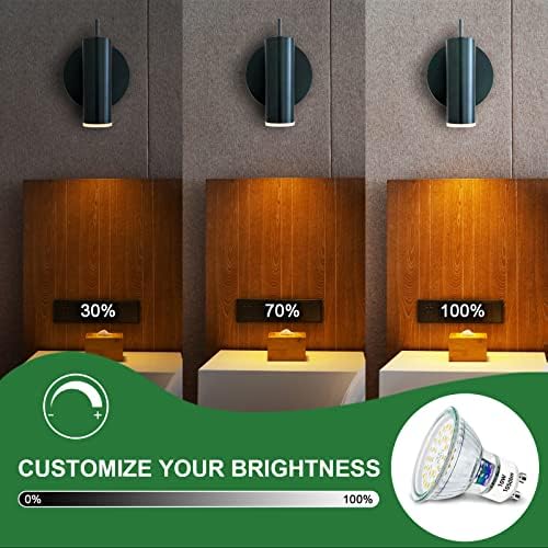 Unikcst GU10 LED Dimmable Bulbs | 10W Neutral White 4500K | 10 Pack