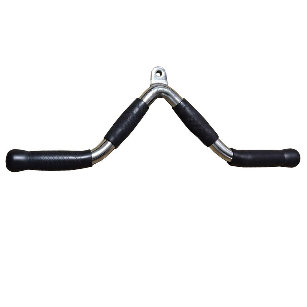 Jolof Store Revolving Straight Bar Cable Attachment with Rubber Grips