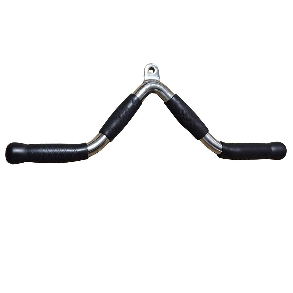 Jolof Store Revolving Straight Bar Cable Attachment with Rubber Grips
