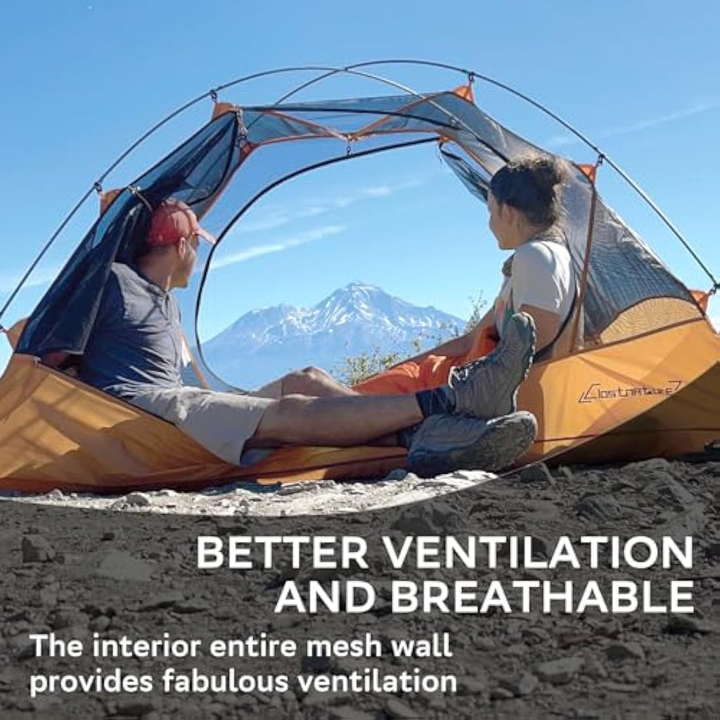 Clostnature Ultralight Backpacking Tent | 2 Person Waterproof Dome Tent