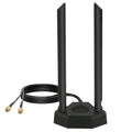Nelawya Dual Band WiFi Antenna | 8dBi RP-SMA Magnetic Base Signal Booster