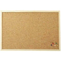 30x40 Wooden Frame Cork Notice Board - Self Healing Pin Board