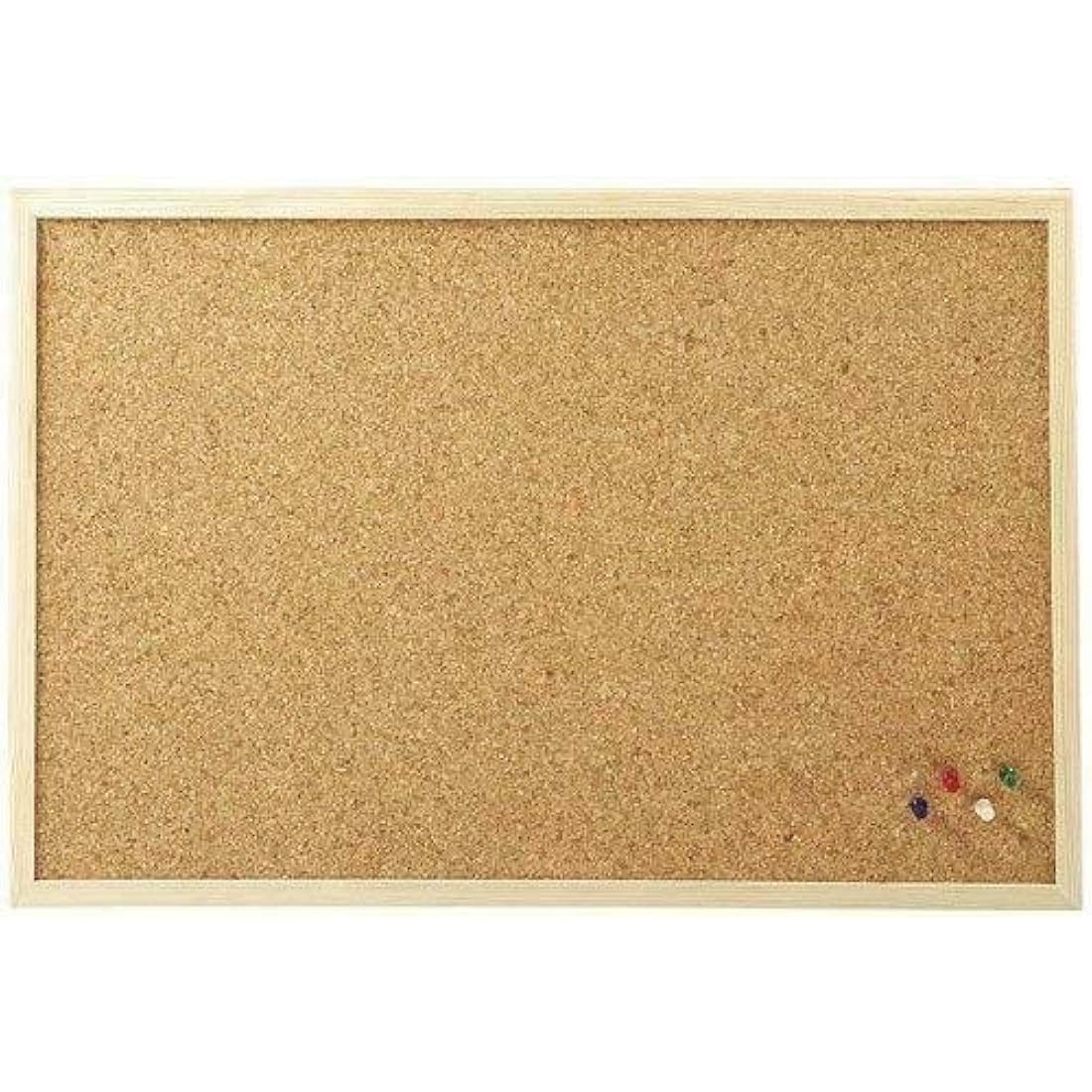 30x40 Wooden Frame Cork Notice Board - Self Healing Pin Board