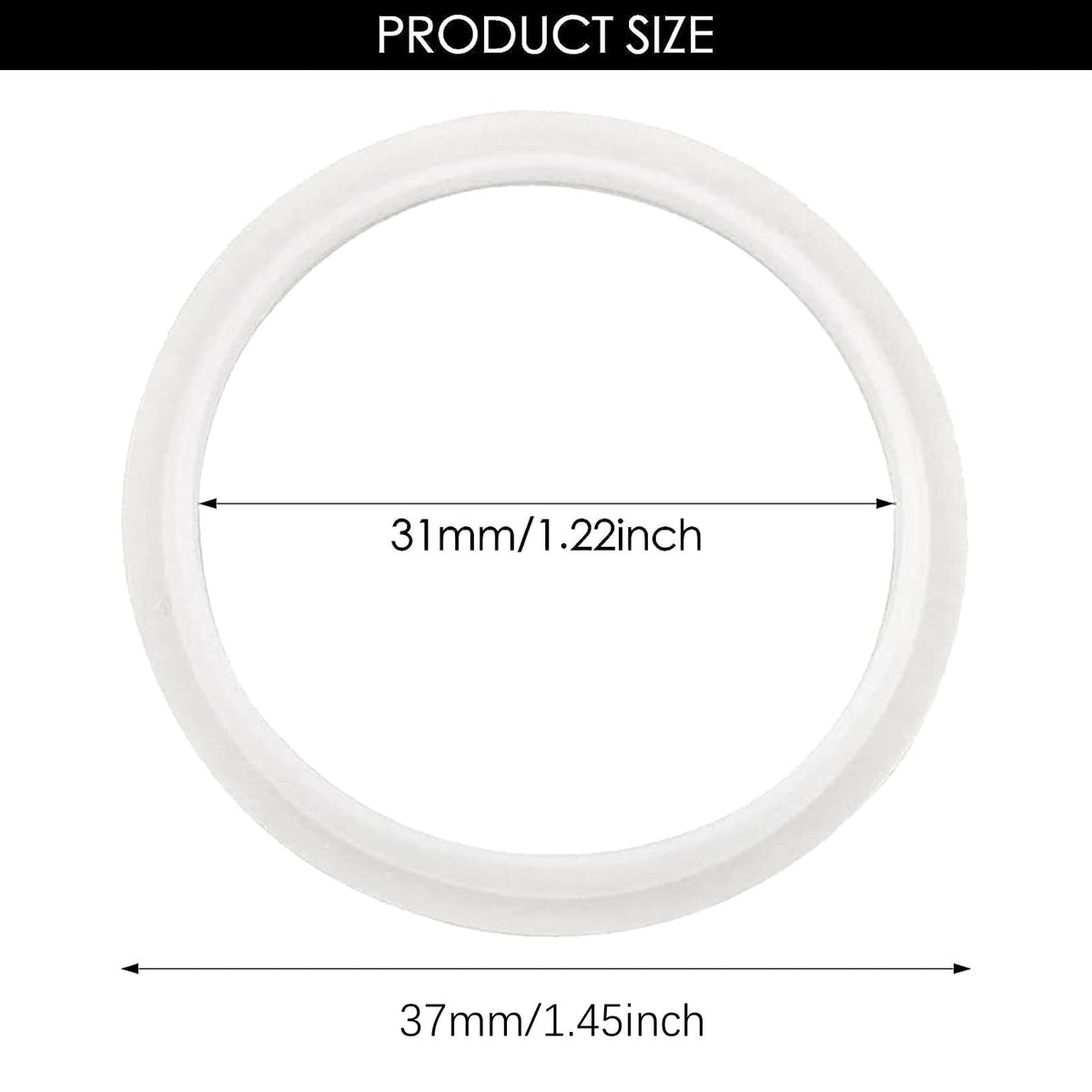 Sink Plug Rubber Seal,Bathroom Sink Drain Plug Stopper,2PCS,31/39mm - image 2