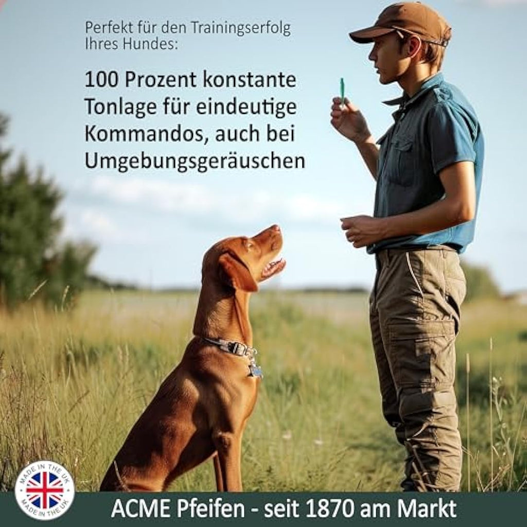 ACME Hundepfeife Nr. 211.5 mit Pfeifenband – Profi-Hundetraining