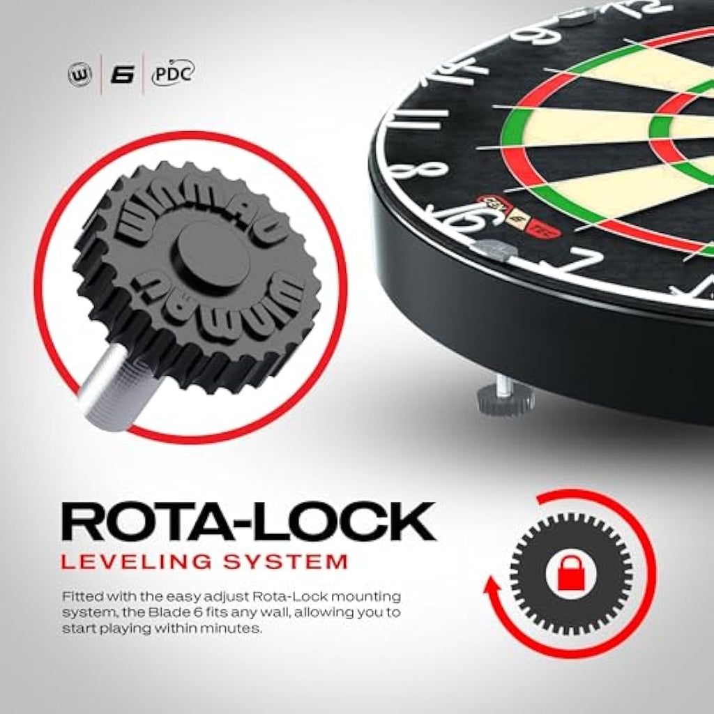 Winmau Blade 6 Professional Bristle Dartboard | Premium Sisal Board