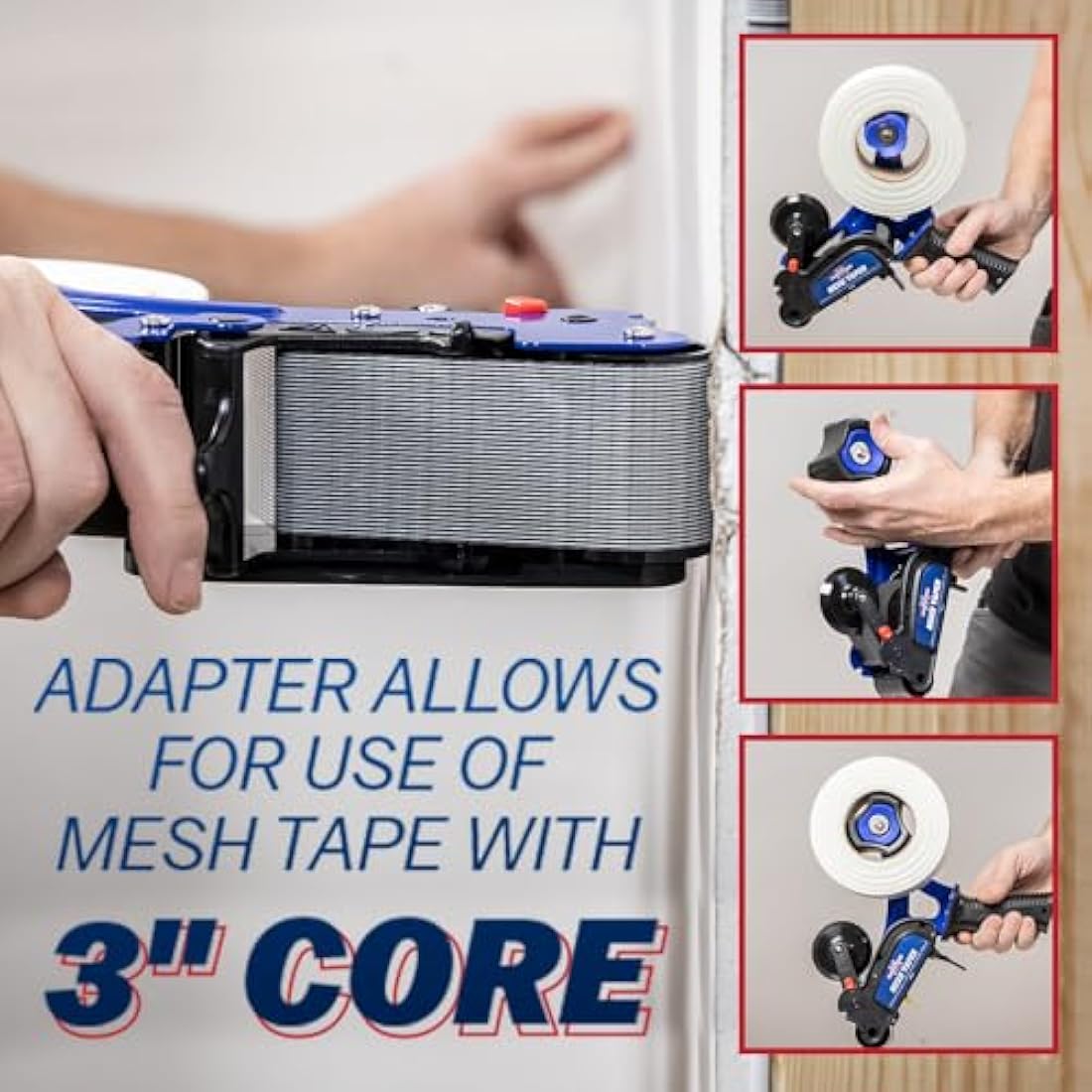 Marshalltown Drywall Mesh Scrim Tape Gun Dispenser - Blue MT72