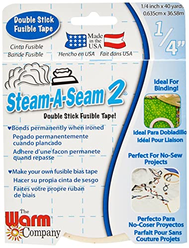 Warm Company Steam-A-Seam 2 Double Stick Fusible Web - 1/4" x 40 yd