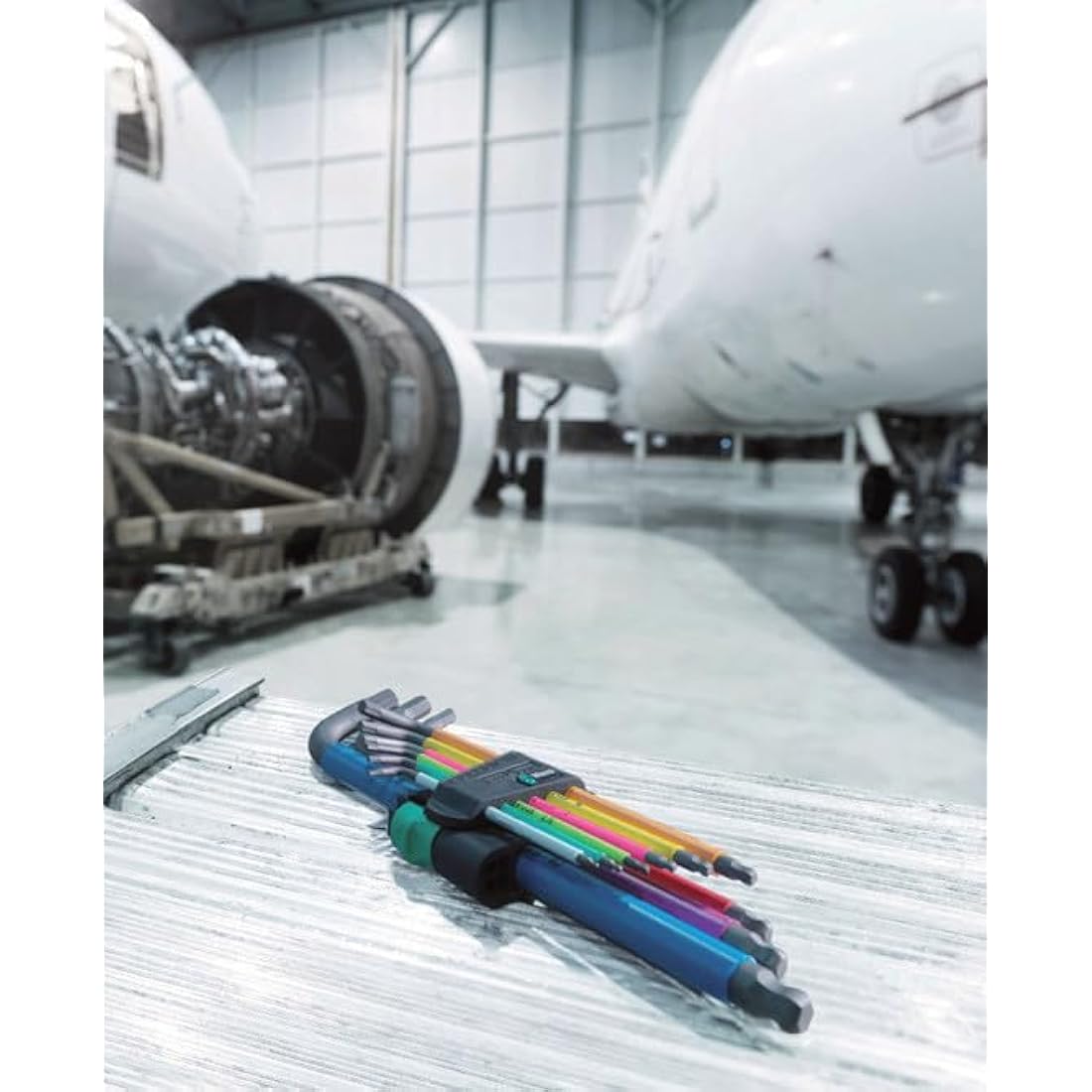 Wera 950 SPKL/9 SM HF Metric L-Key Set – Multicolour Hex-Plus 9pc