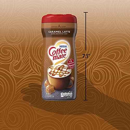 Coffee-Mate Caramel Latte Powdered Creamer – 425g Coffee Enhancer