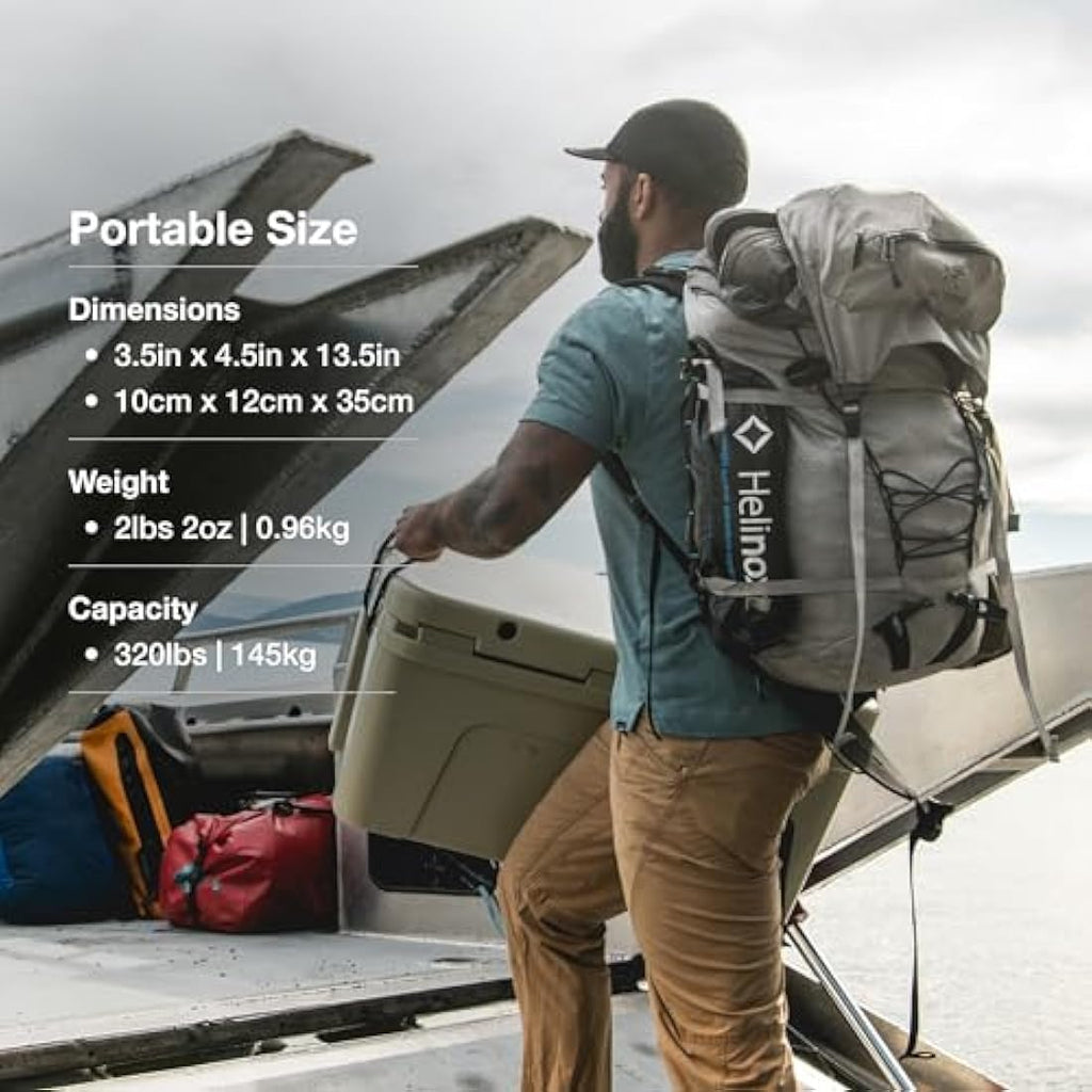 Helinox Chair One – Lightweight Collapsible Camping Chair, Coyote Tan