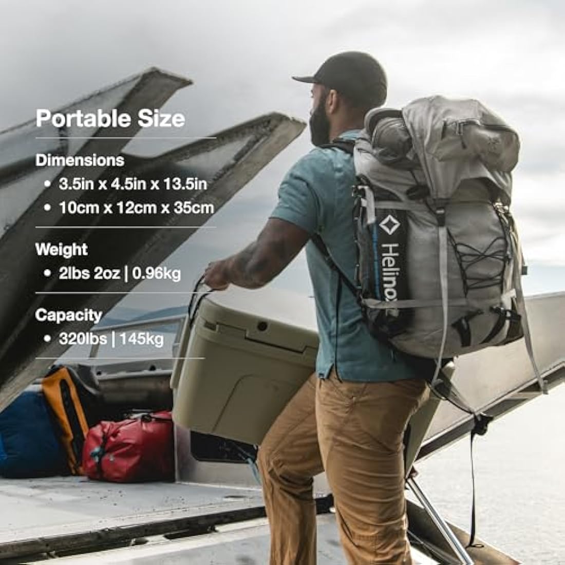 Helinox Chair One – Lightweight Collapsible Camping Chair, Coyote Tan