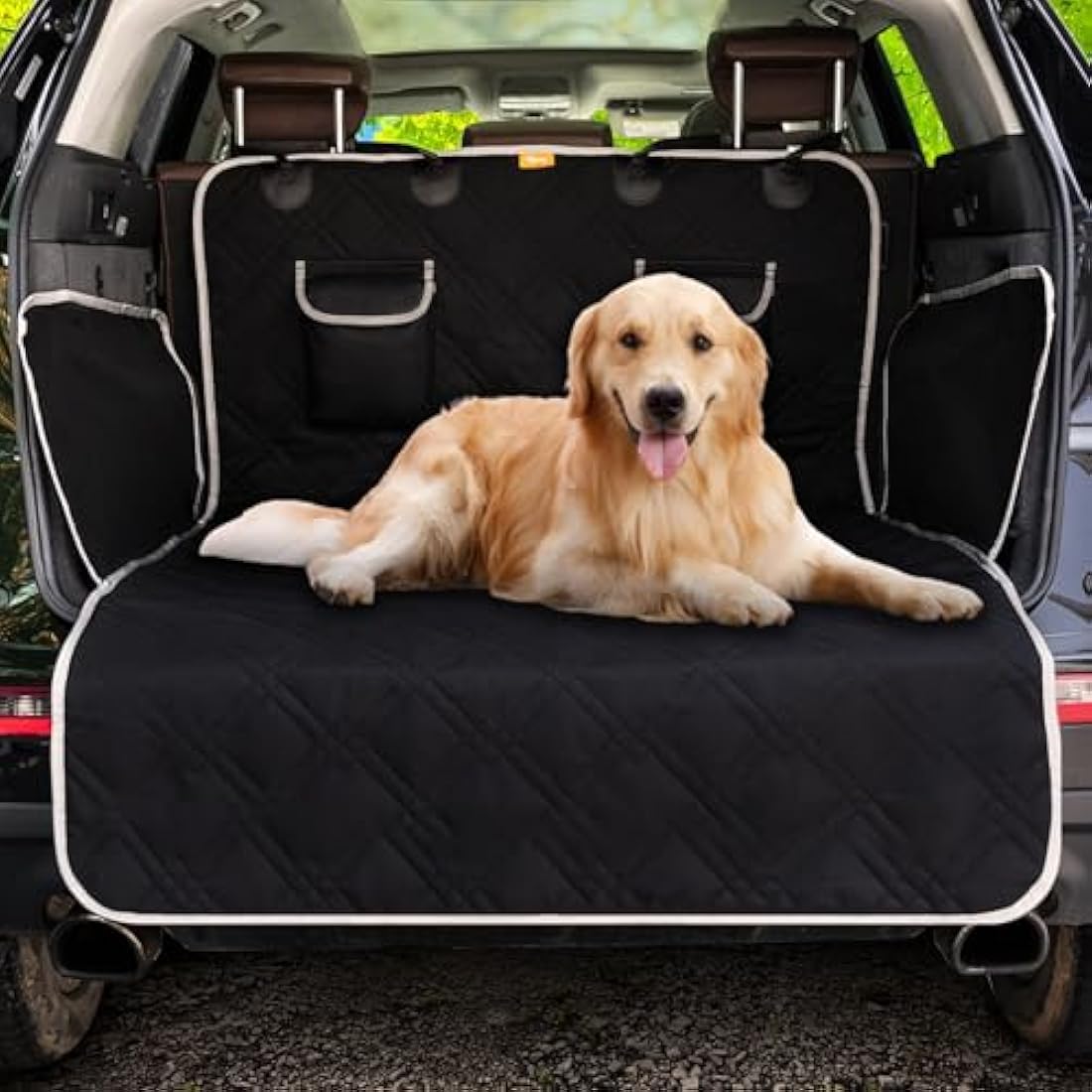 Jolof Store SUV Cargo Liner for Dogs – Waterproof Pet Trunk Cover, Black