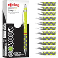 rOtring Tikky Mechanical Pencil - 0.7mm HB Lime Green Barrel - 12 Count