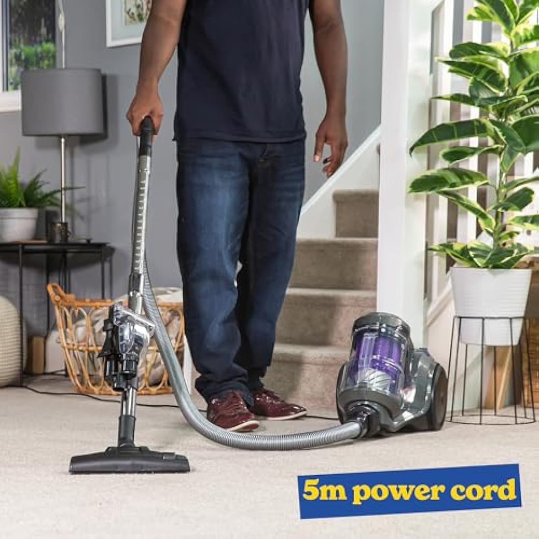 Russell Hobbs TITAN2 PET Cylinder Vacuum – 700W Cyclonic HEPA Cleaner