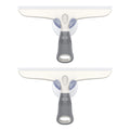 MR.SIGA 10-Inch Silicone Shower Squeegee with Suction Hook – 2 Pack