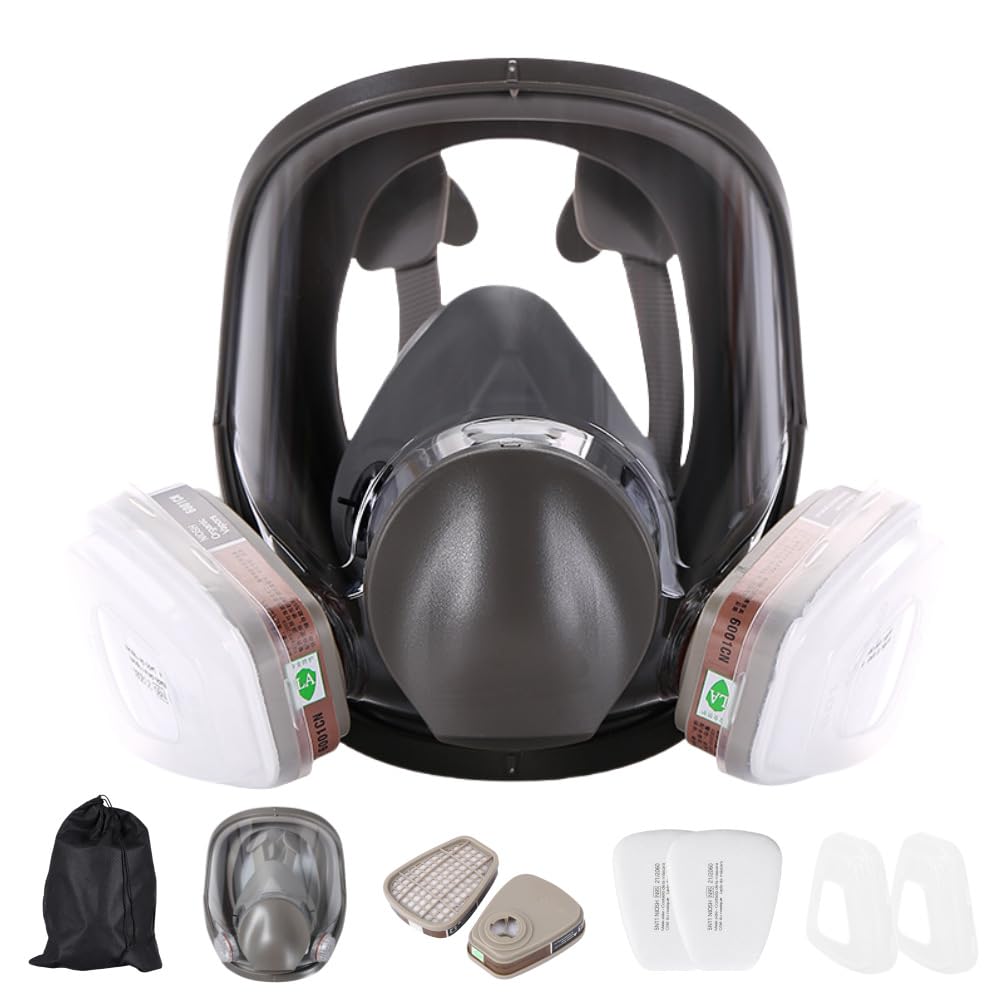 Full Face Respirator Mask – Reusable 6800 for Painting