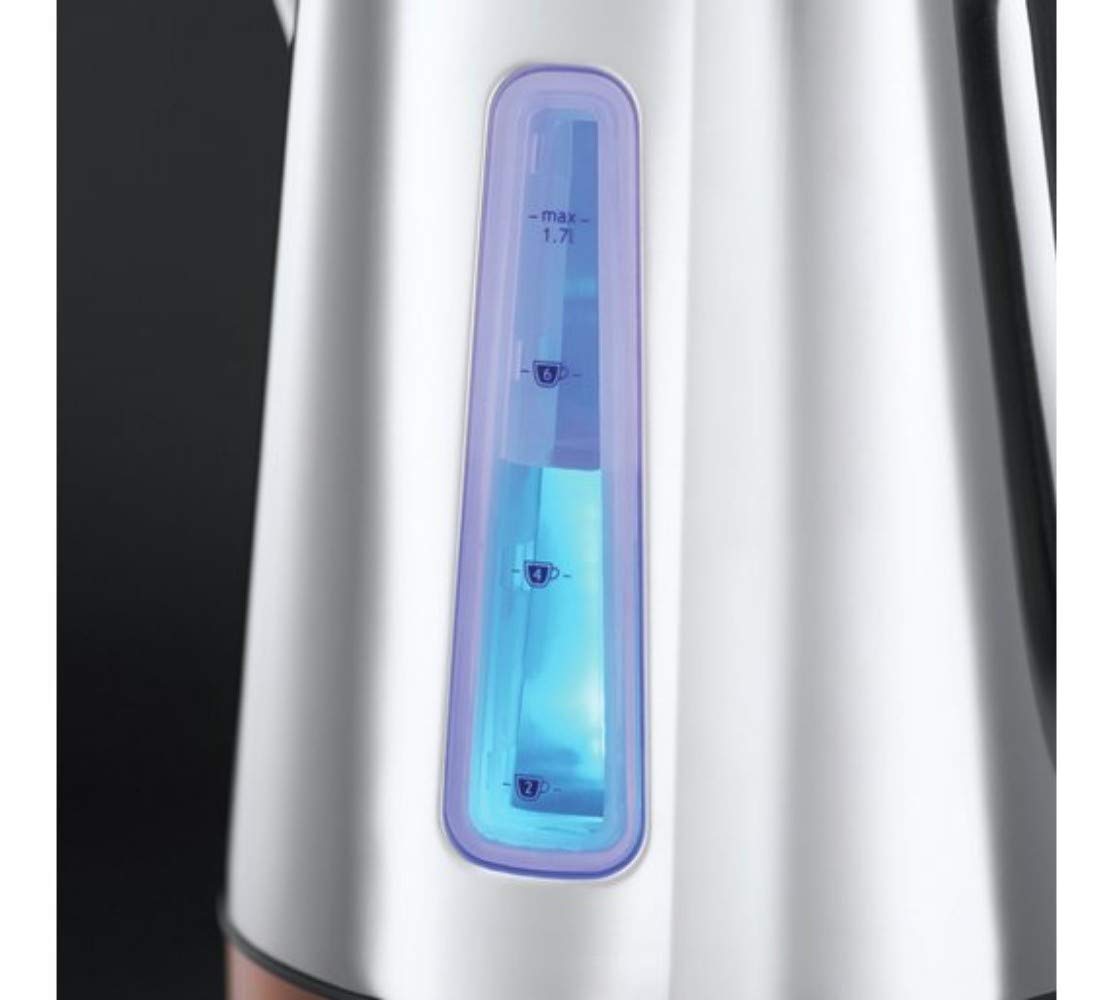 Russell Hobbs Luna 1.7L Electric Kettle – Stainless Steel & Copper