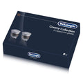 De'Longhi Double Walled Thermo Cappuccino Glasses – 270ml, Set of 6