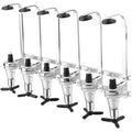 Crystals 6 Bottle Wall Mounted Drink Optic Dispenser Bar Butler