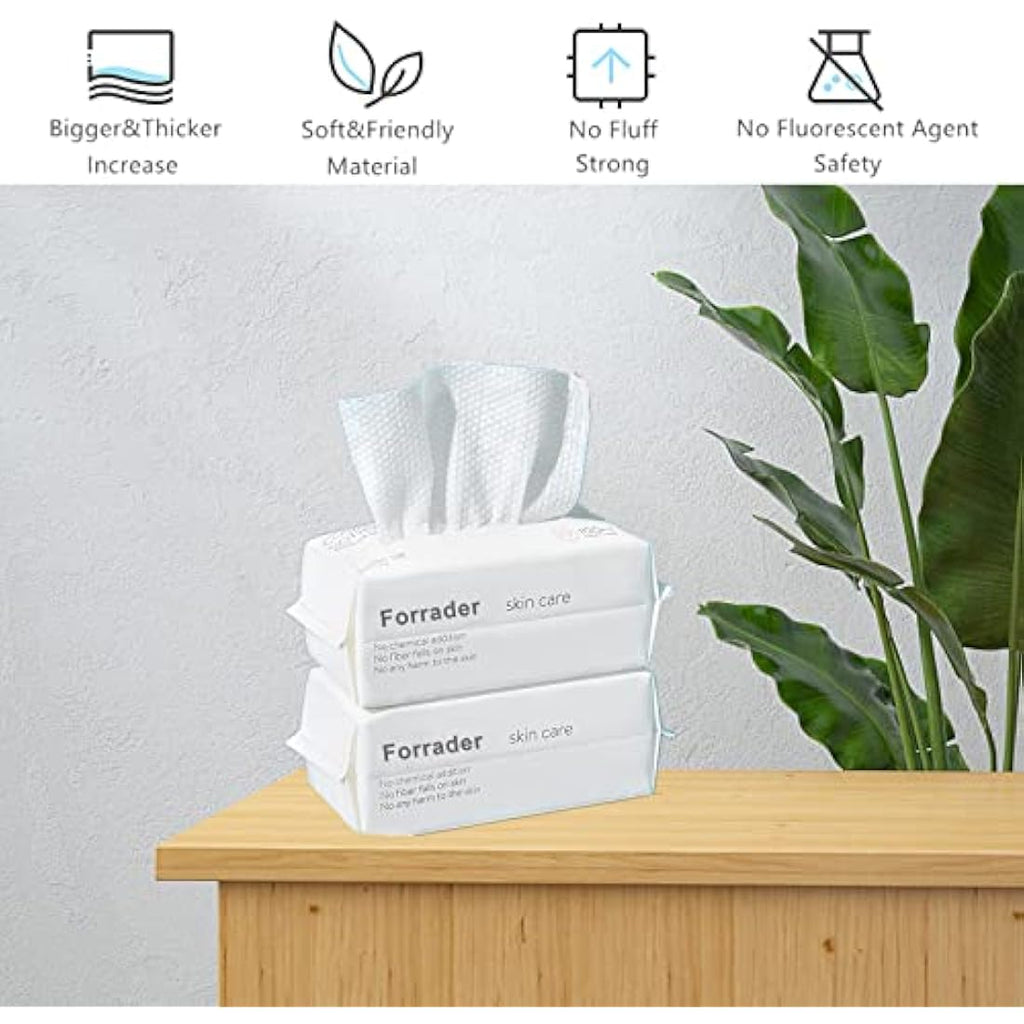 Disposable Face Towel | 100% Cotton Biodegradable Wipes