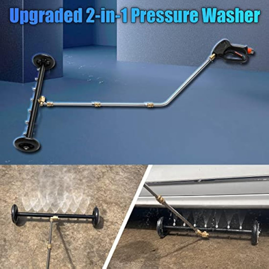24" Dual-Function Undercarriage Cleaner & Water Broom – 4000 PSI