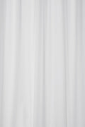 Croydex White Textile Shower Curtain - Water-Resistant Polyester 180x200cm