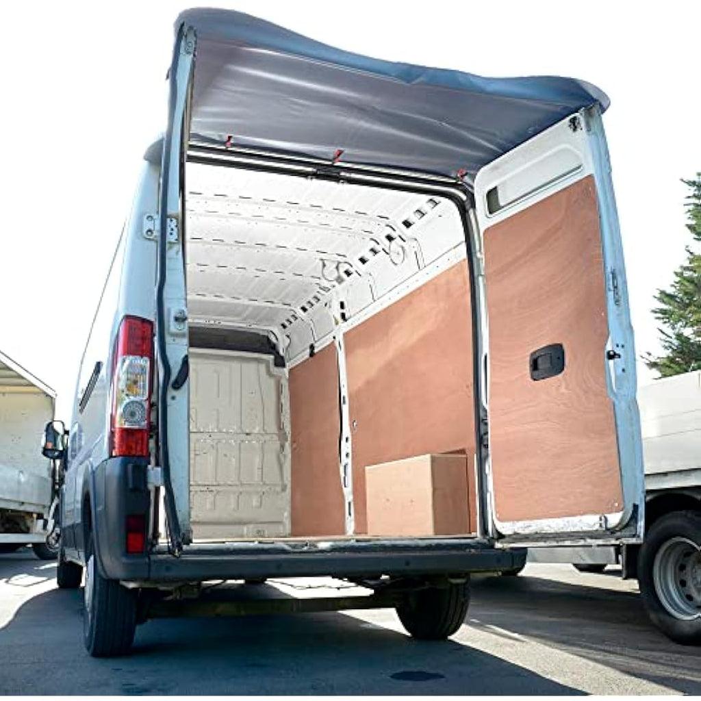 UK Custom Covers Tailored Rear Barn Door Awning Cover - Iveco Daily