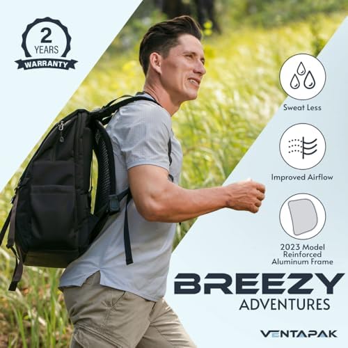 VentaPak Lightweight Backpack Ventilation Spacer – Mesh Airflow Frame