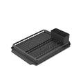 Brabantia Dish Drying Rack with Silicone Mat - Large Dark Grey