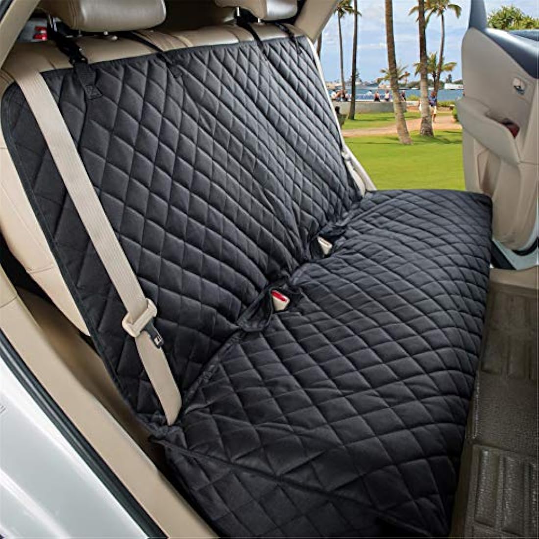 Jolof Store Waterproof Dog Car Seat Cover – Non-Slip Backseat Protector