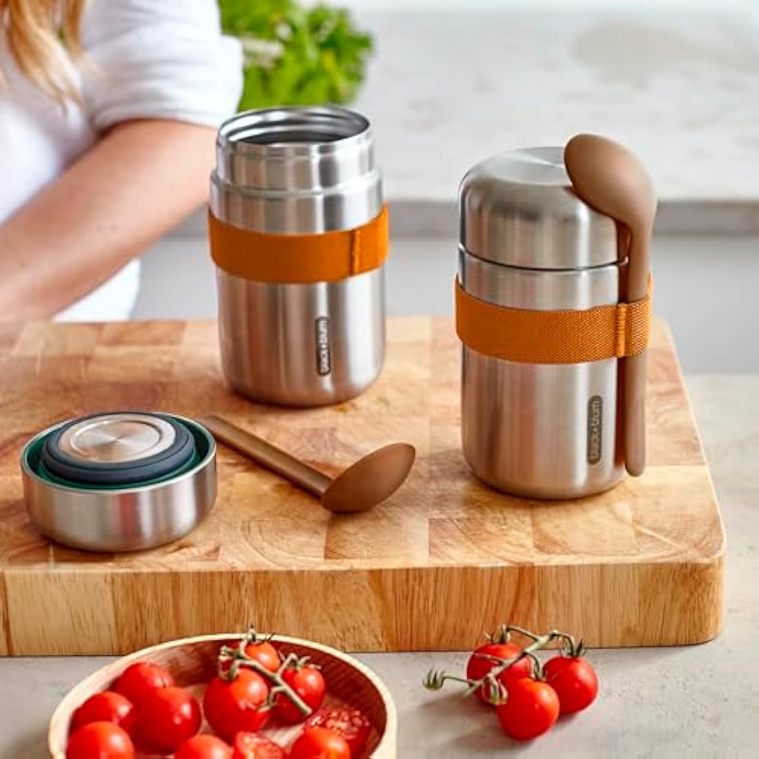 Black + Blum Insulated Food Flask – 400ml Stainless Steel Container