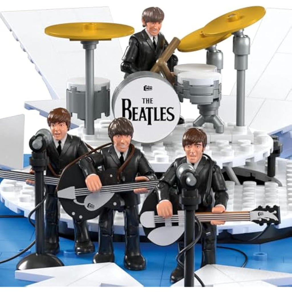 MEGA The Beatles Ed Sullivan Stage Building Set with LED Lights - 681 Pcs