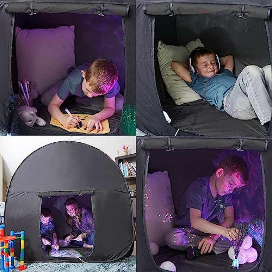 Sensory Blackout Tent – 120cm Calm Down Corner for Autism
