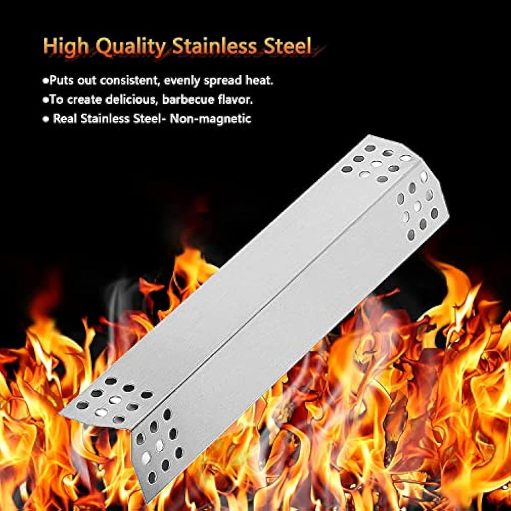 GFTIME Stainless Steel Heat Plate Flame Tamer for Nexgrill & Napoleon, 3 Pack