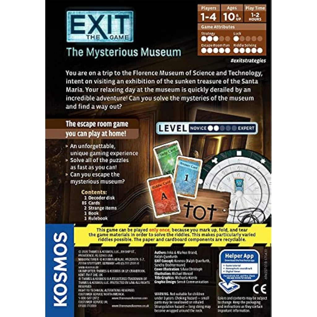 Thames & Kosmos EXIT: The Mysterious Museum Escape Room Game