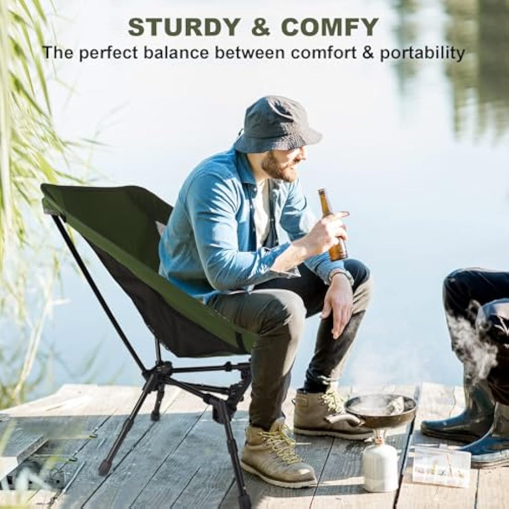 SHANNA Portable Camping Chair | Ultralight Adjustable Folding Chair