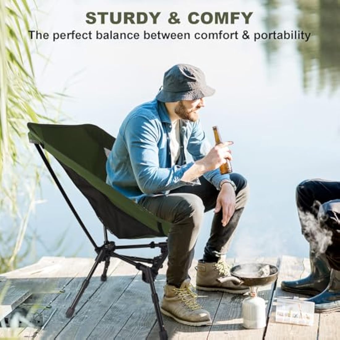 SHANNA Portable Camping Chair | Ultralight Adjustable Folding Chair