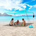 Jolof Store UPF50+ Beach Tent – 3x3m Portable Family Sun Shade Canopy