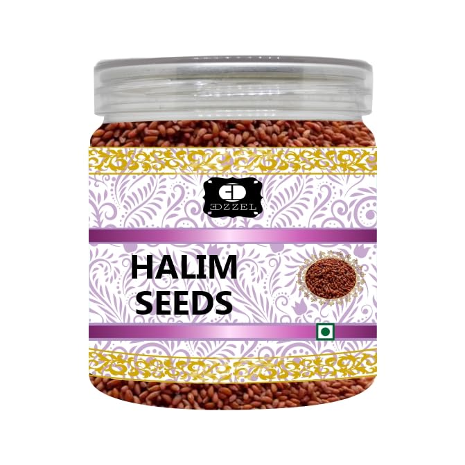 EDZZEL Natural Halim Seeds | Indian Origin Edible Seeds - 400 Gm
